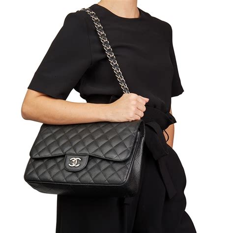 large classic handbag chanel price|chanel jumbo flap bag price.